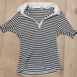 Black/White Stripe Shirt